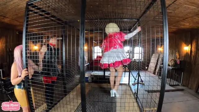 Poster: Sissymanor Caged and Humiliated Sissy Poster: Sissymanor Caged and Humiliated Sissy